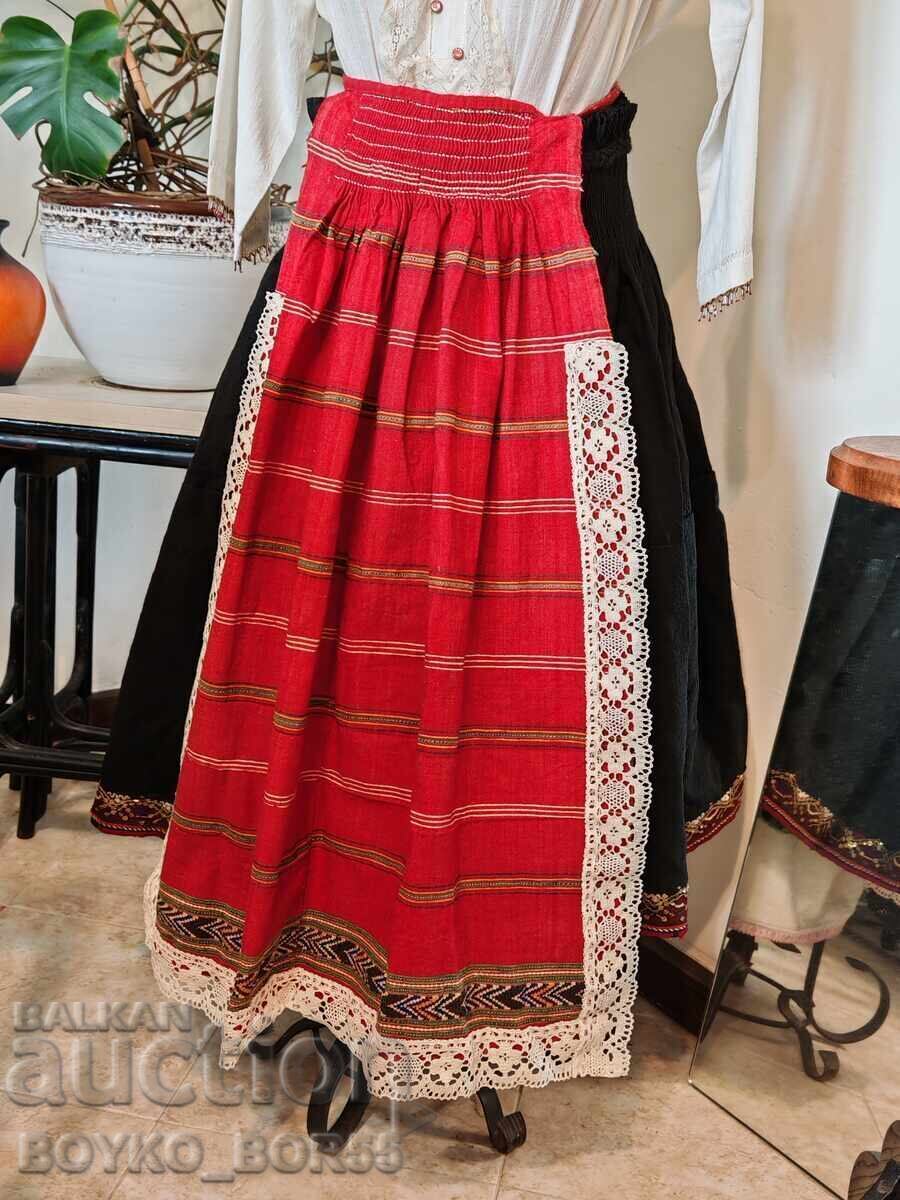 Șorț original de port popular, vechi de peste o sută de ani, din regiunea Herțegovina - 7