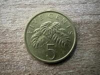 Singapore - 5 cenți (1986)