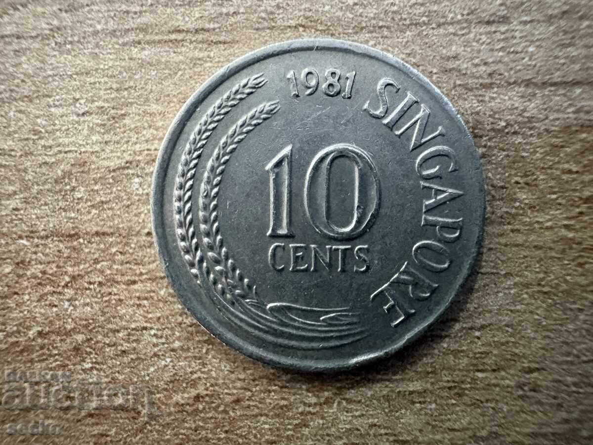 Singapore - 10 cenți (1981)