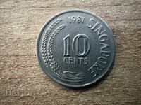 Singapore - 10 cenți (1981)