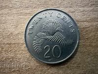 Singapore - 20 cenți (1986)