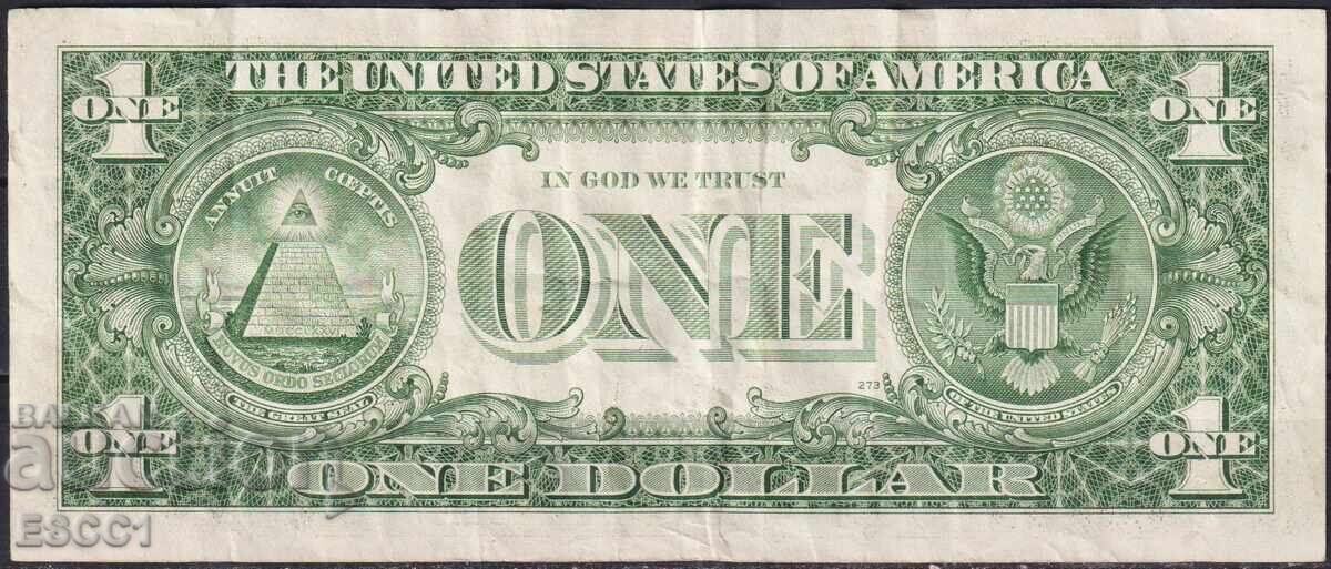 Τραπεζογραμμάτιο 1 δολαρίου 1981 από τις ΗΠΑ με τιμή € 1.50 | 2.93 BGN