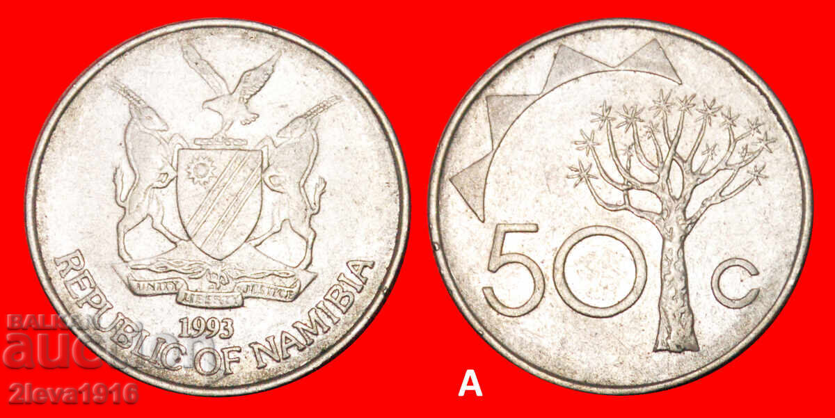 FINLAND (1993-2022): NAMIBIA★50 CENTS 1993 JUST PUBLISHED!