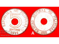 Ⰺ 1993: ФИЛИПИНИ★5 СЕНТИМОС 1995! ДУПКА (1995-2017)! ЩАНЦА A