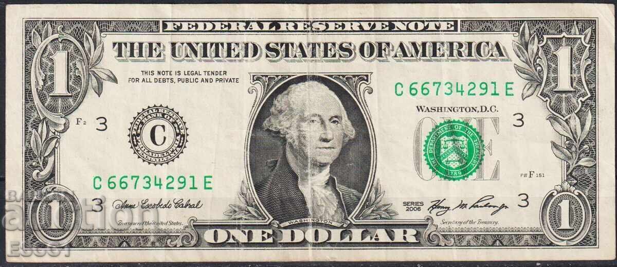 Τραπεζογραμμάτιο 1 δολαρίου 2006 από ΗΠΑ