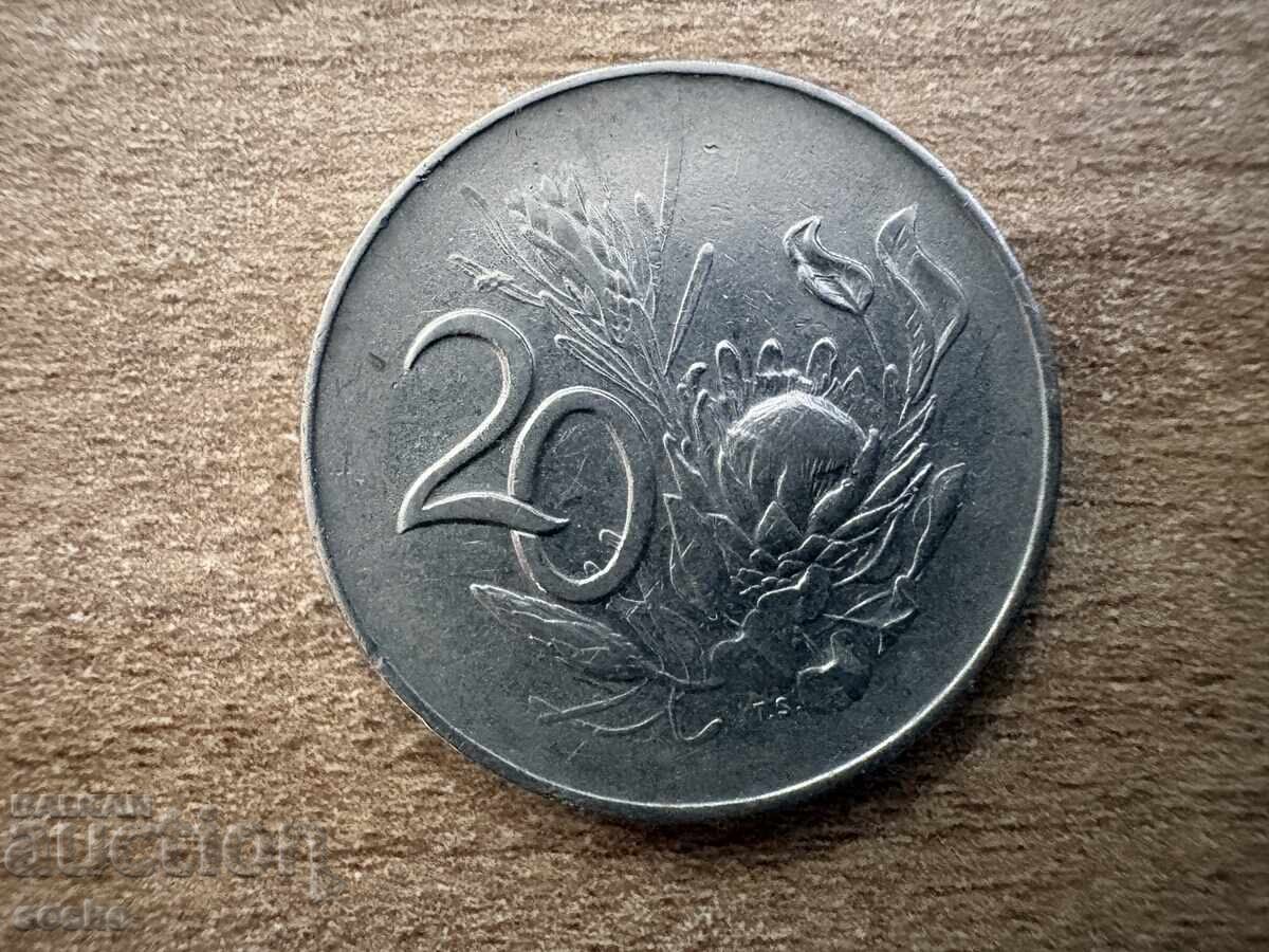 South Africa - 20 cents (1966) - SOUTH AFRICA