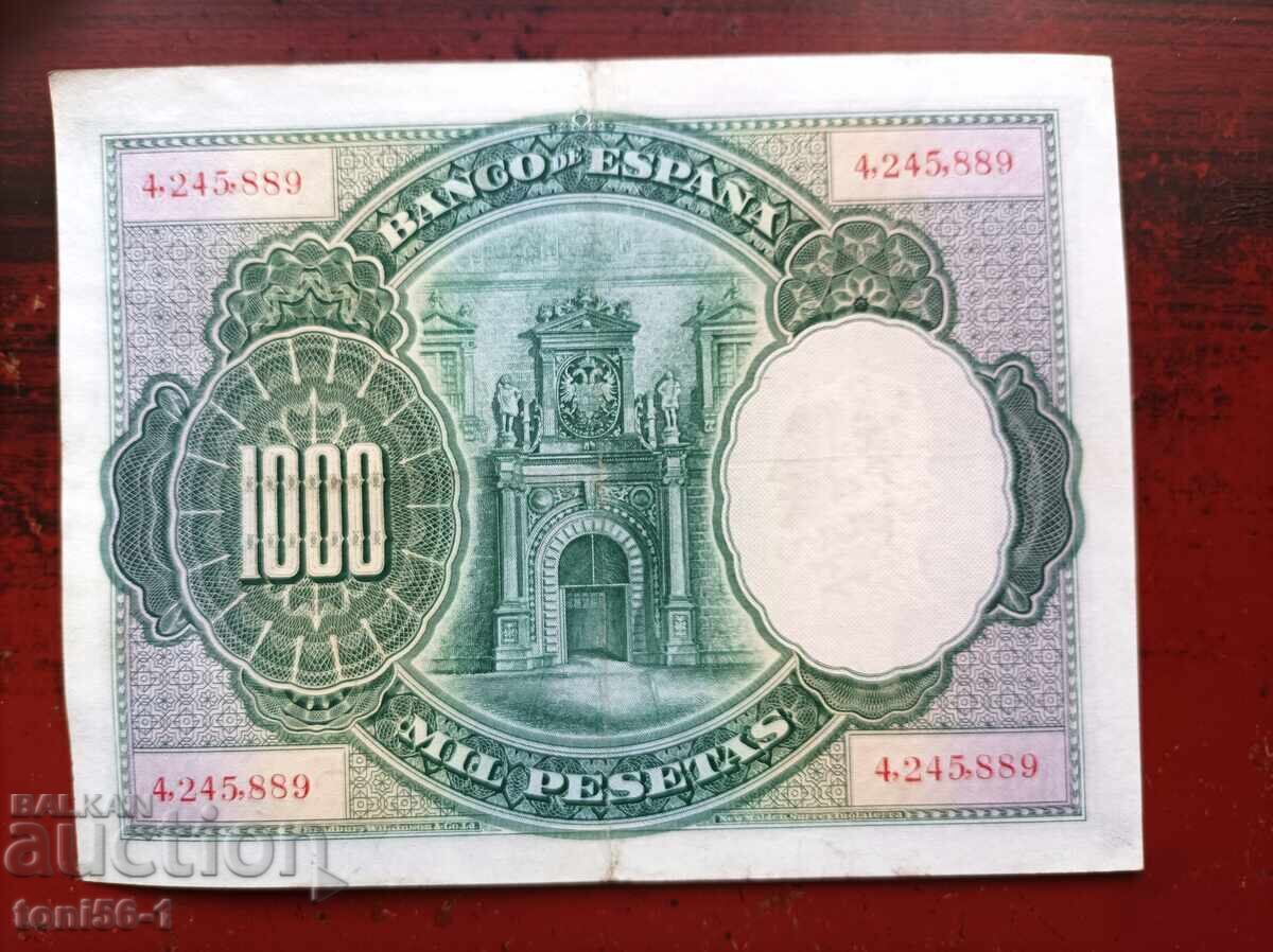 Spain 1000 pesetas 1925 with price € 43.00 | 84.10 BGN