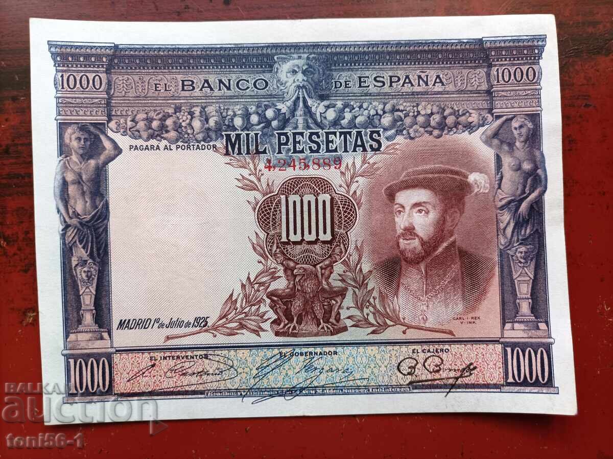 Spania 1000 pesete 1925