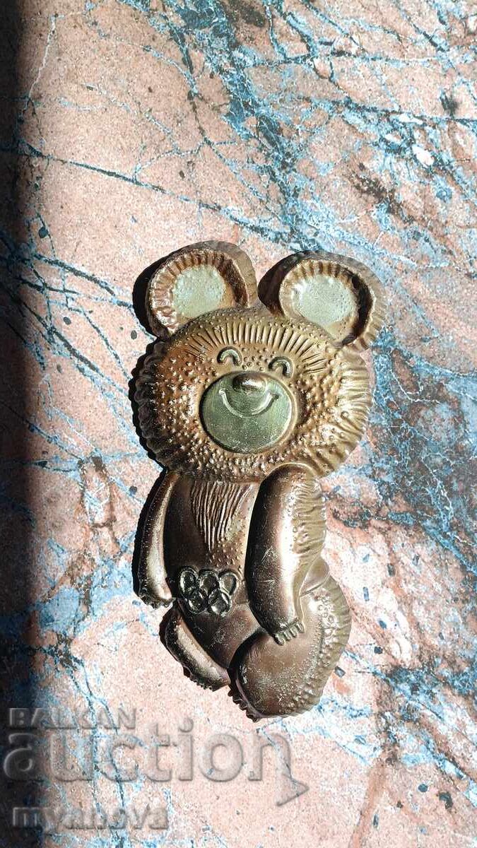 Мечето Миша,талисман на Летните олимпийски игри в Москва с цена € 40.00 | 78.23 лв.