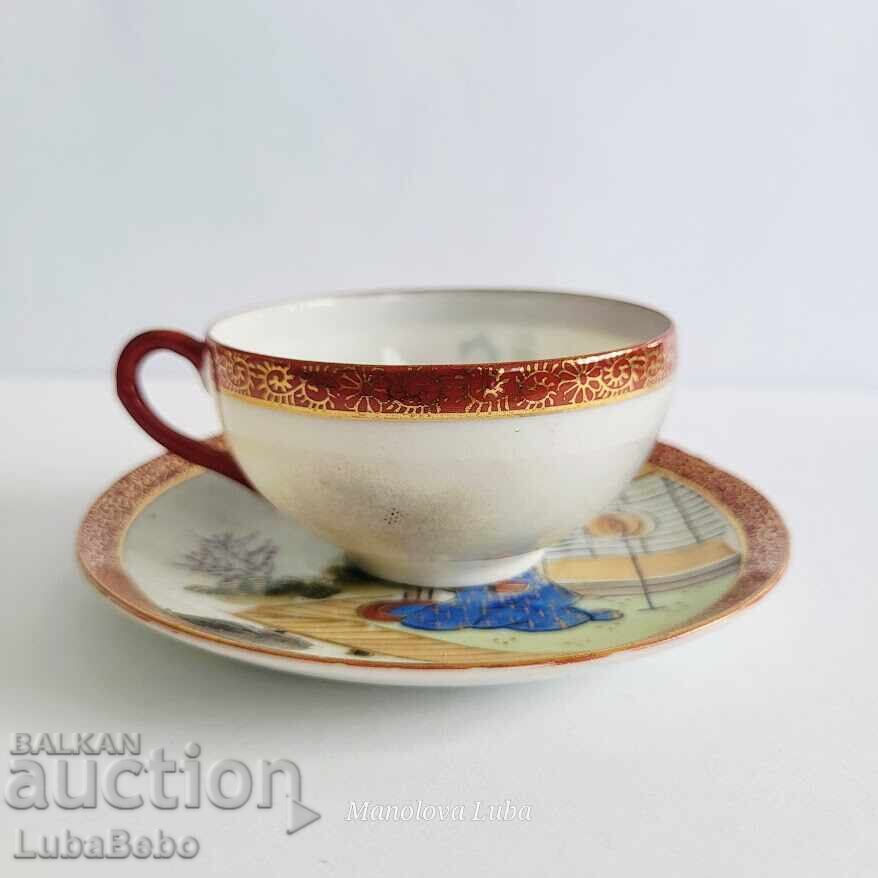 Πορσελάνινο φλιτζάνι με πιατάκι Kutani Shoza με τιμή € 15.00 | 29.34 BGN Πορσελάνινο φλιτζάνι με πιατάκι Kutani Shoza με τιμή € 15.00 | 29.34 BGN