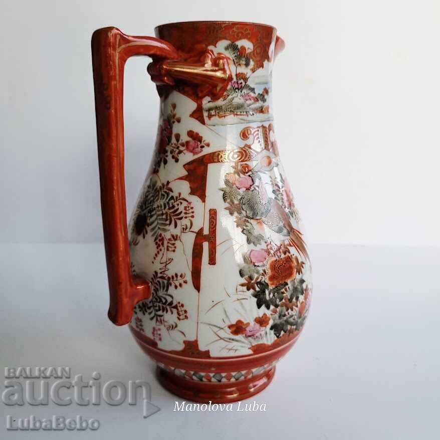 Παράδοση Χειροποίητη ιαπωνική πορσελάνη Kutani - κανάτα Παράδοση Χειροποίητη ιαπωνική πορσελάνη Kutani - κανάτα