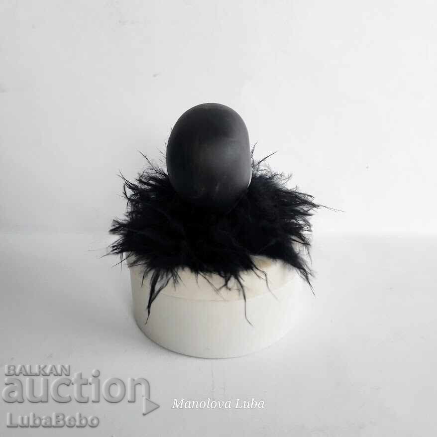 Delivery of Vintage porcelain jewelry box Pierrot the clown