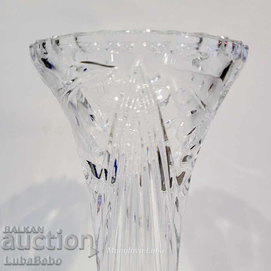 Vase of lead crystal "Anna Hütte" - 5