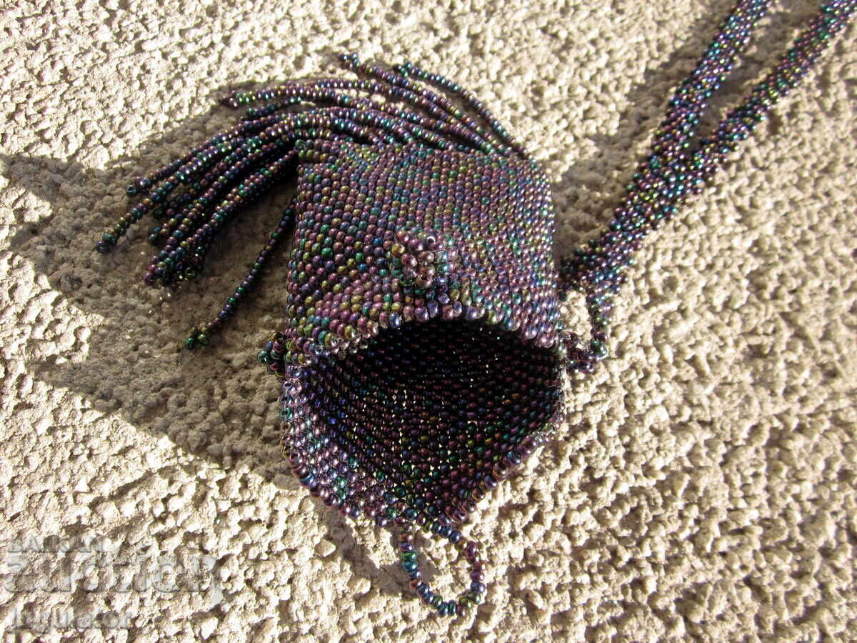 Bijuterie folclorică din perioada Renașterii Bulgare cu poșetă din mărgele - 5 Bijuterie folclorică din perioada Renașterii Bulgare cu poșetă din mărgele - 5