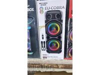 Двойна колона KOBRA ZQS-8210S с Bluetooth 2х8“,2 микрофона