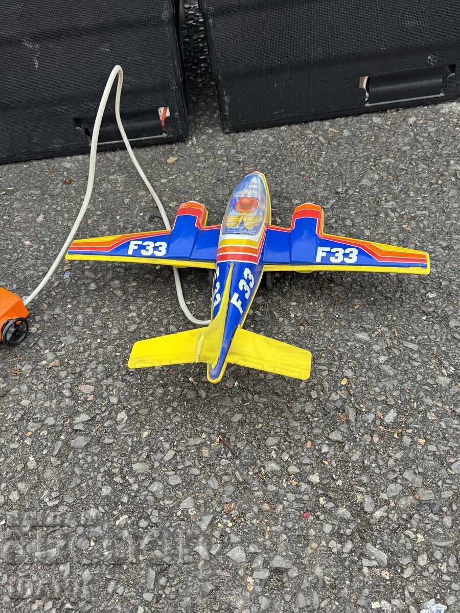 Παράδοση Παλιό γαλλικό μεταλλικό παιχνίδι μοντέλο αεροπλάνου