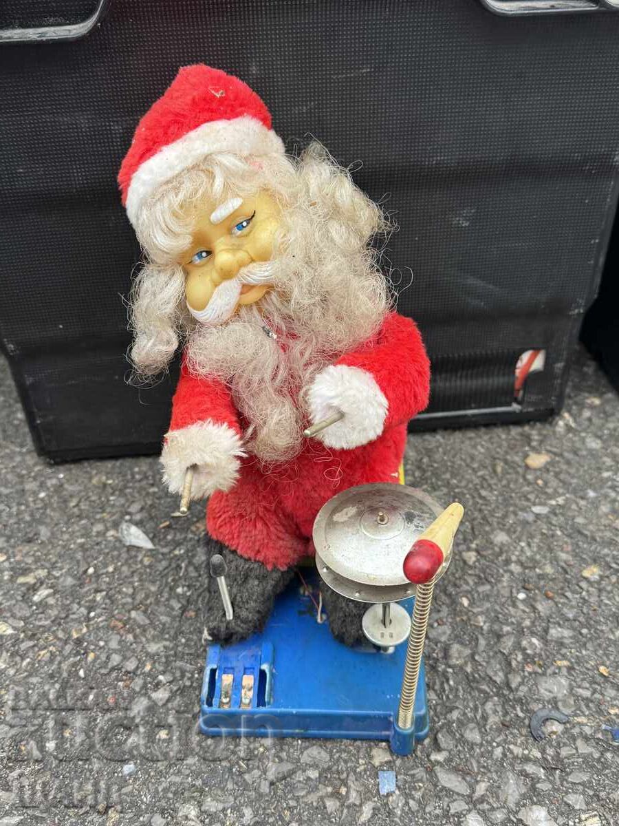 Figurină muzicală veche de colecție Moș Crăciun din Taiwan