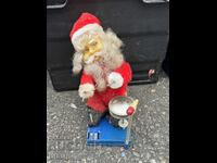 Figurină muzicală veche de colecție Moș Crăciun din Taiwan