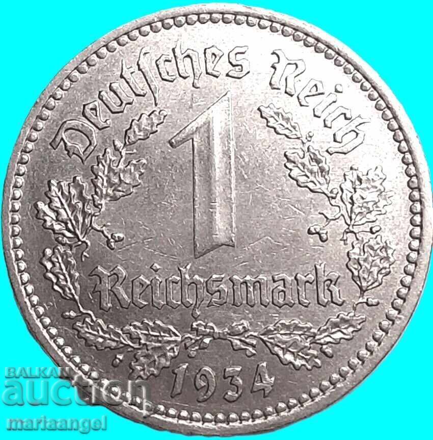 1 марка 1934 Германия А - Берлин с цена € 7.80 | 15.26 лв.