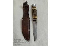 Σπάνιο Γερμανικό Κυνηγετικό Μαχαίρι Hubertus Solingen – Ελαφοκέρατο