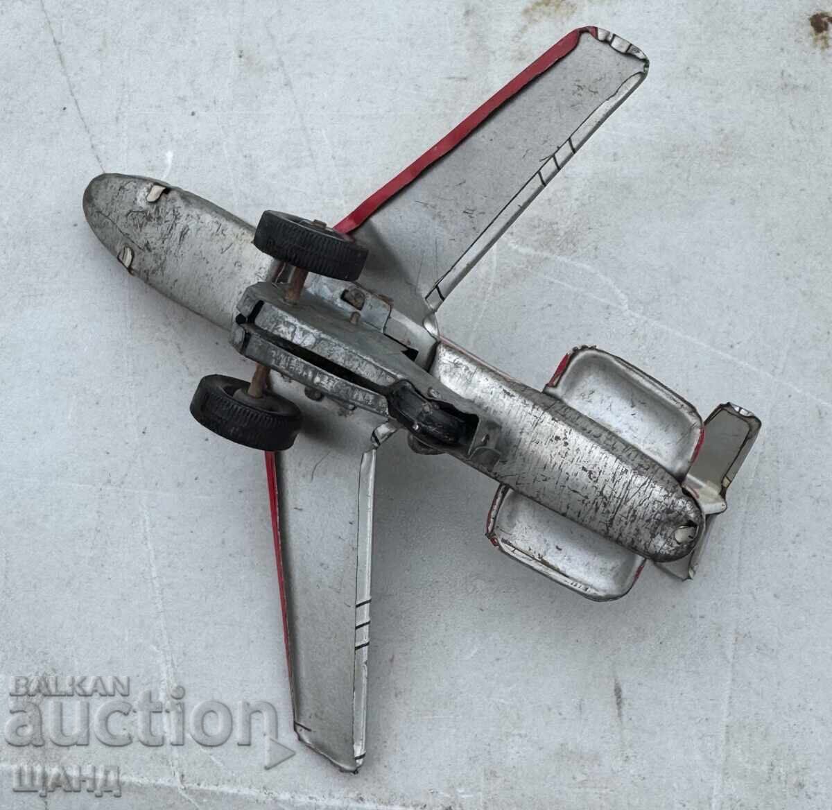 Παράδοση Boeing 727 Παλιό ιαπωνικό μεταλλικό παιχνίδι μοντέλο αεροπλάνου