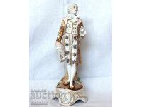 PORCELAIN FIGURE 19TH CENTURY, ENS & ECKERT 1877-1894, HAND PAINTED