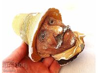 VINTAGE BOSSONS ENGLAND PORCELAIN FIGURE, HAND-PAINTED