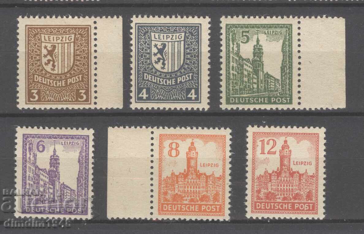 Германия 1946 - Съветска зона/West Sachsen/ Mi №156у/161у