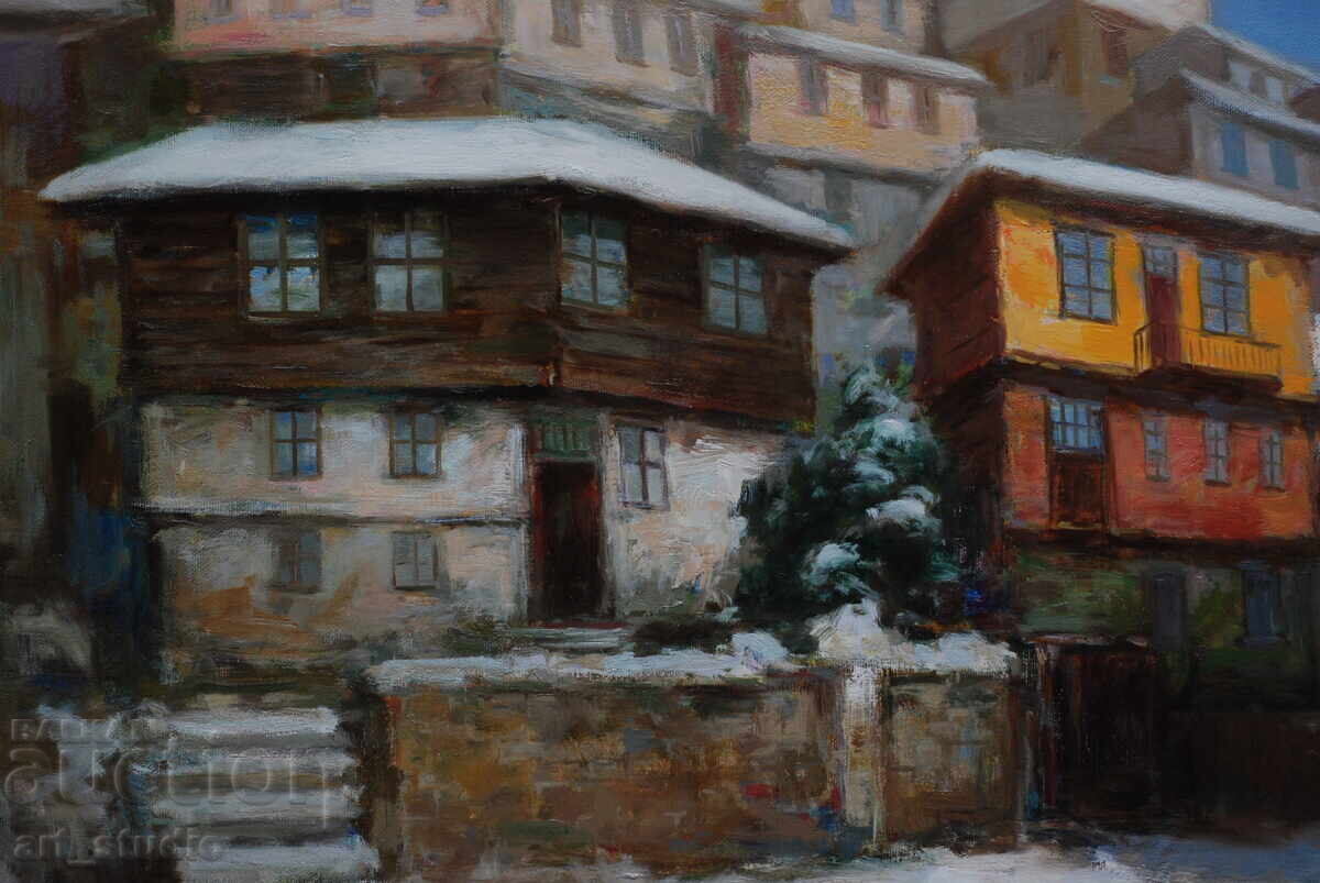 Livrarea Veliko Tarnovo iarna - culori de ulei