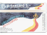 1994 Liechtenstein. Card telefonic special pentru Olimpiadă. R