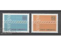 Τουρκία 1971 - "Ευρώπη" πλήρης σειρά, αμεταχείριστη