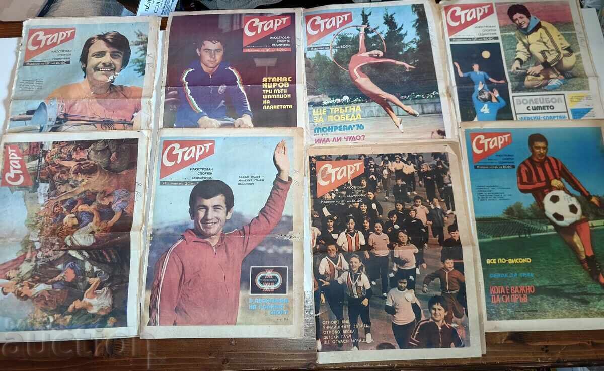 LOT 50 BUCĂȚI ZIARE SOCIALISTE START SPORT - 13