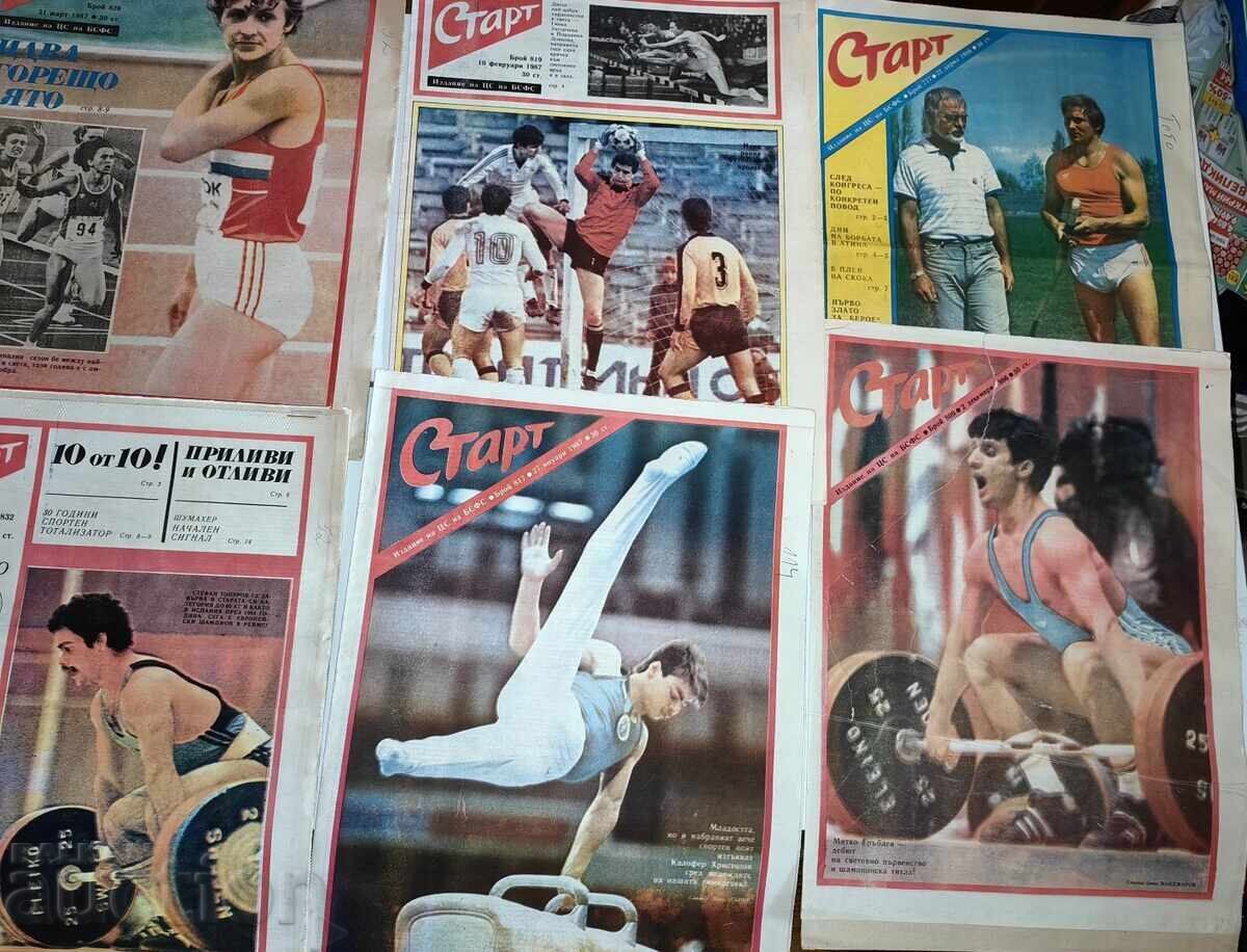 Livrarea LOT 50 BUCĂȚI ZIARE SOCIALISTE START SPORT