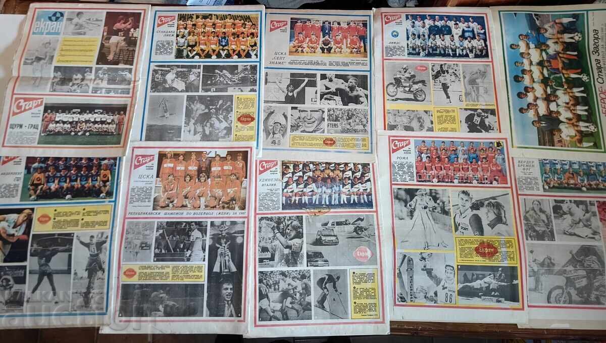 LOT 50 BUCĂȚI ZIARE SOCIALISTE START SPORT - 5