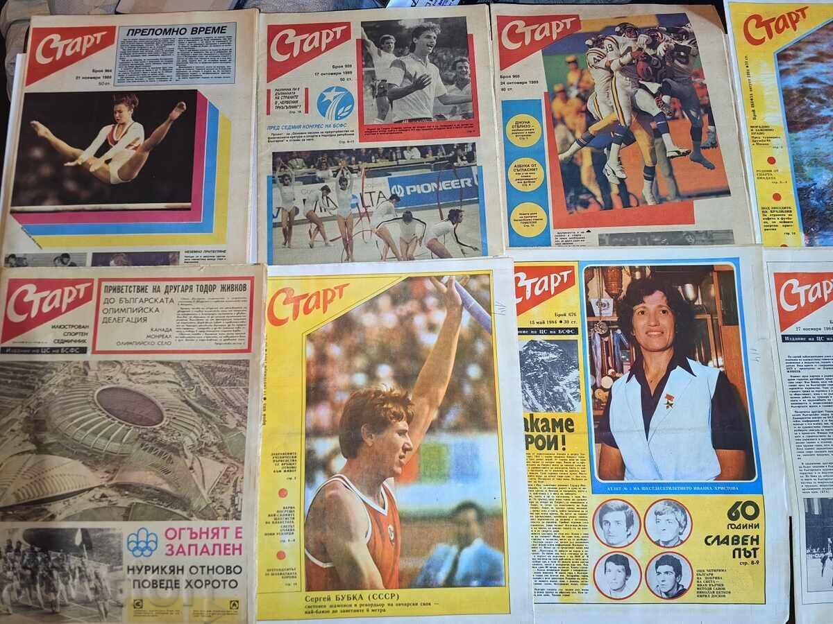 LOT 50 BUCĂȚI ZIARE SOCIALISTE START SPORT - 8