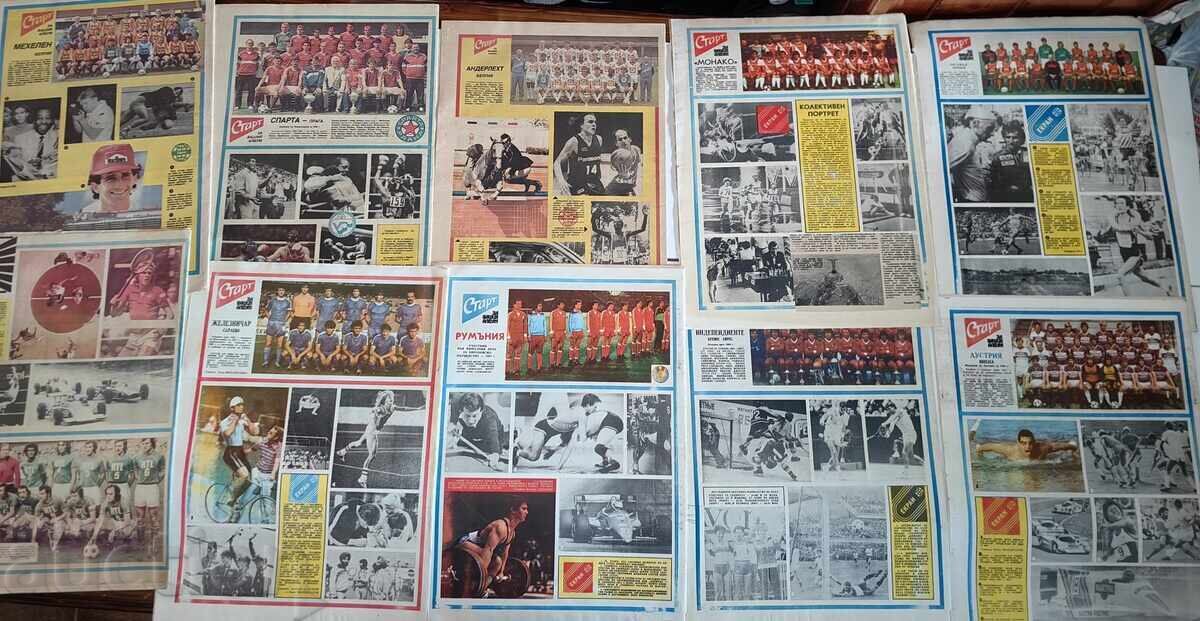 LOT 50 BUCĂȚI ZIARE SOCIALISTE START SPORT - 9