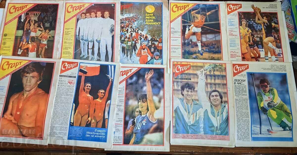 LOT 50 BUCĂȚI ZIARE SOCIALISTE START SPORT - 10