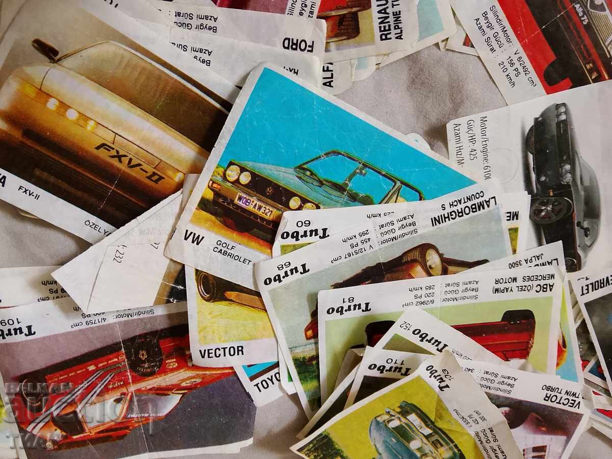 Аукцион Над 350бр картинки от дъвки Турбо