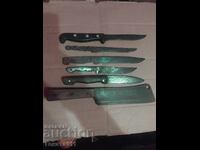 Cuțite și satâr vechi forjate