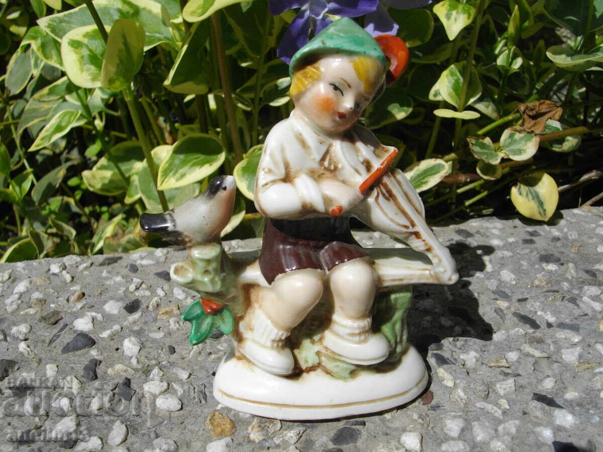 OLD PORCELAIN VIOLINIST GERMANY