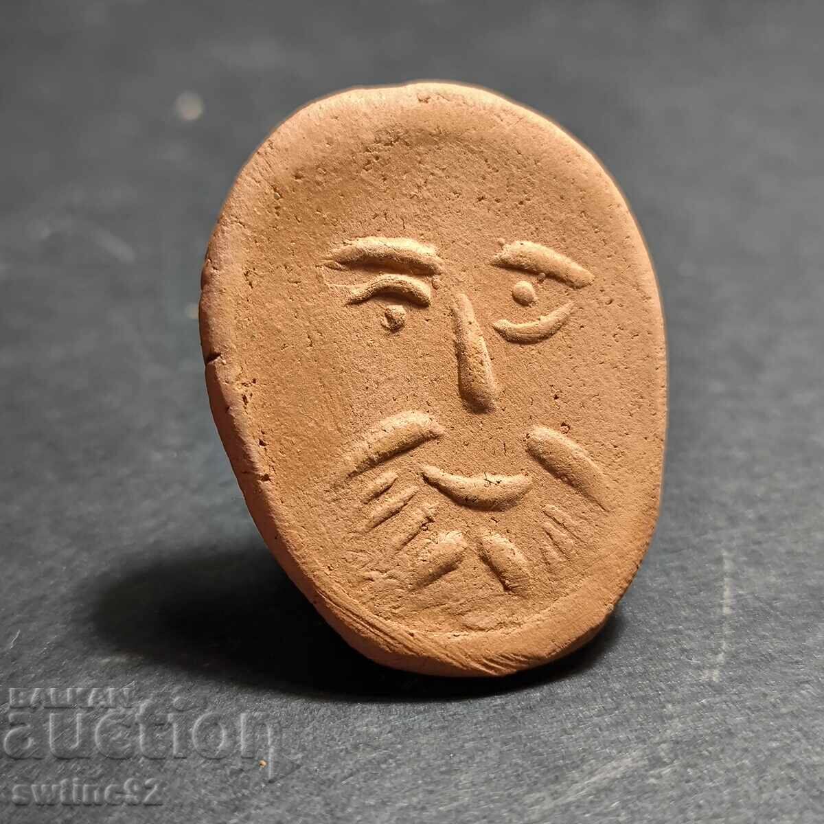 Αντίγραφο Ρέπλικα Πάμπλο Πικάσο Madoura Κεραμικό Μενταγιόν