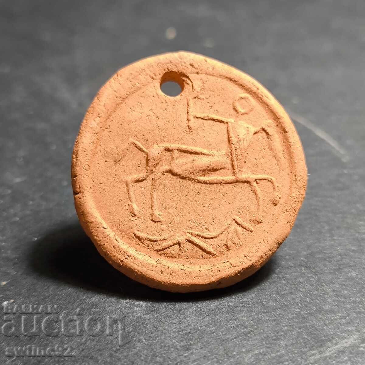 Реплика Копие Пабло Пикасо Мадоура Керамика Медальон