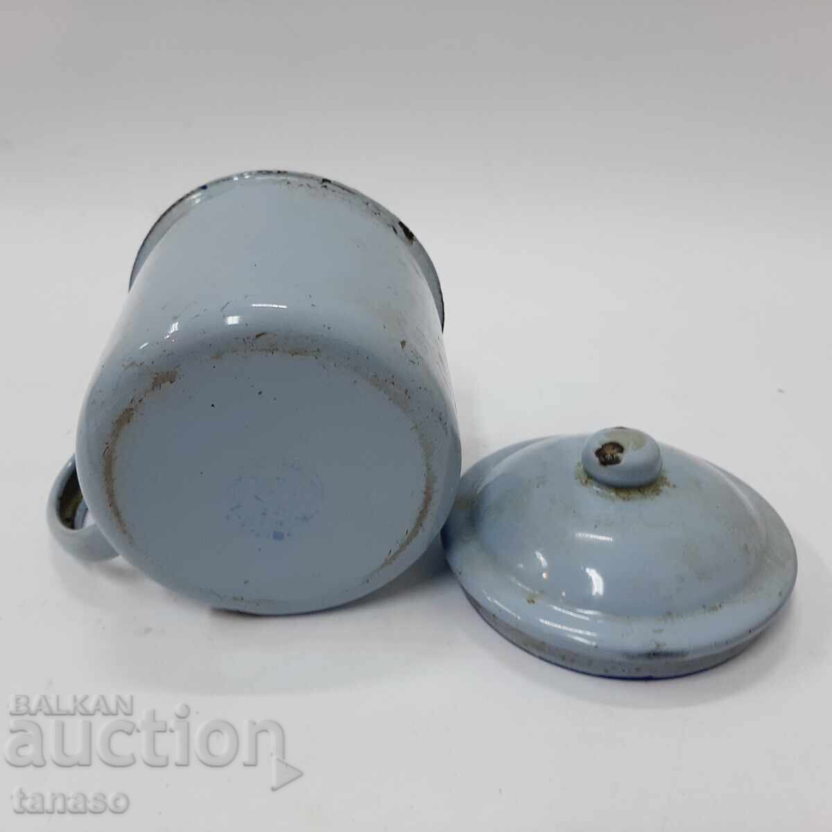 Κλασικό εμαγιέ κατσαρολάκι με καπάκι (1.3) - 7