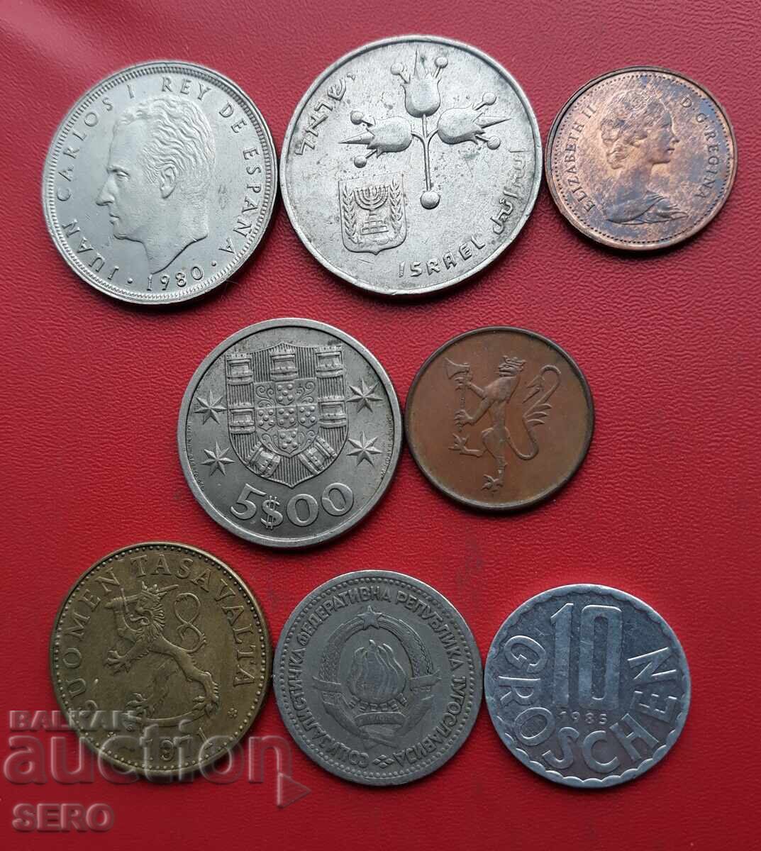 Смесен лот от 8 монети с цена € 0.50 | 0.98 лв. Смесен лот от 8 монети с цена € 0.50 | 0.98 лв.