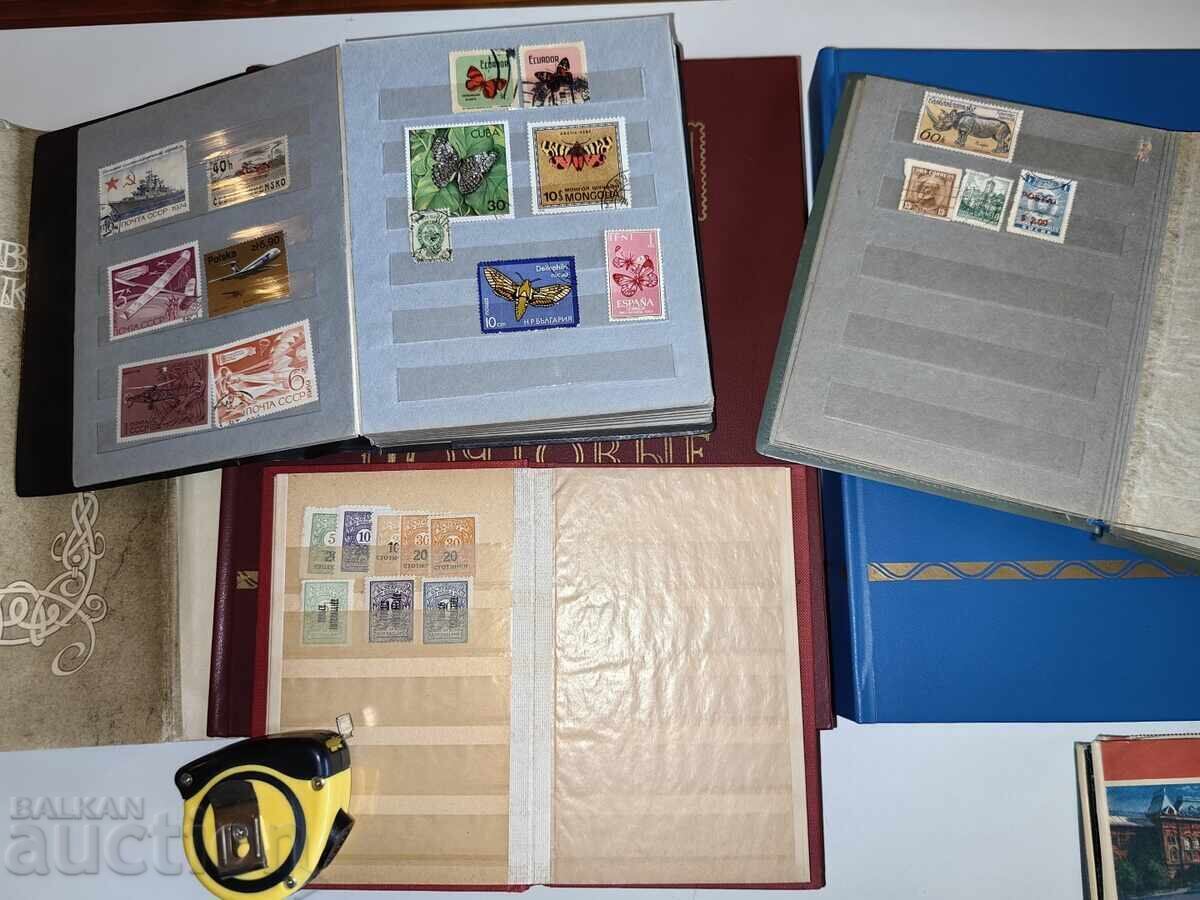 ЛОТ КЛАСЬОРИ С 998 ПОЩЕНСКИ МАРКИ - 5