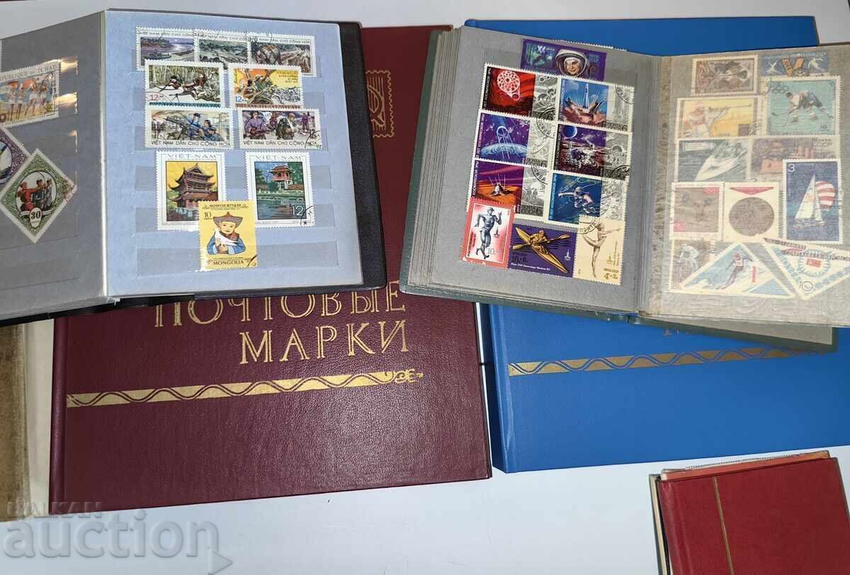 ЛОТ КЛАСЬОРИ С 998 ПОЩЕНСКИ МАРКИ - 7