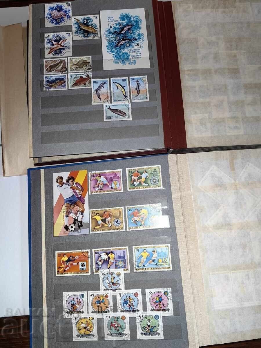 ЛОТ КЛАСЬОРИ С 998 ПОЩЕНСКИ МАРКИ - 9