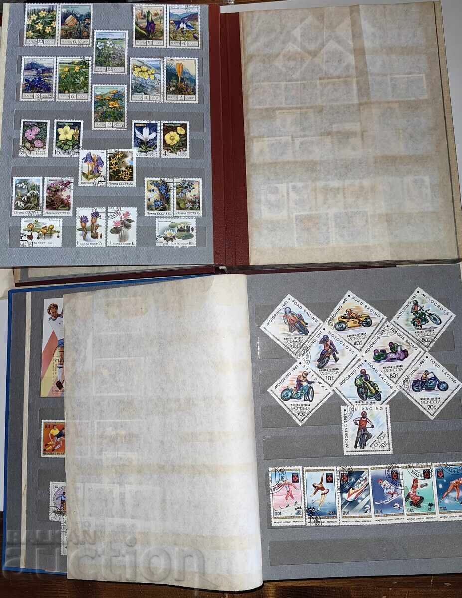 ЛОТ КЛАСЬОРИ С 998 ПОЩЕНСКИ МАРКИ - 10