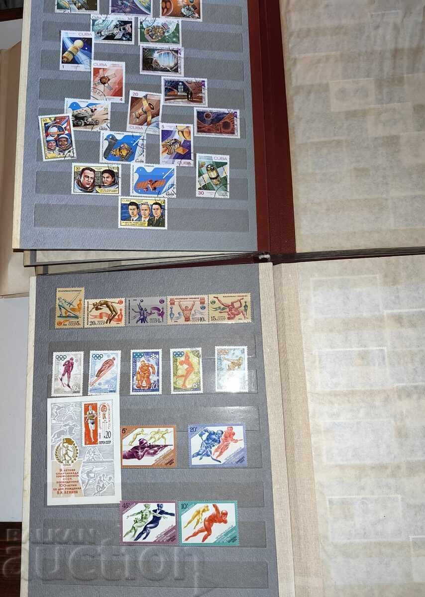 ЛОТ КЛАСЬОРИ С 998 ПОЩЕНСКИ МАРКИ - 11