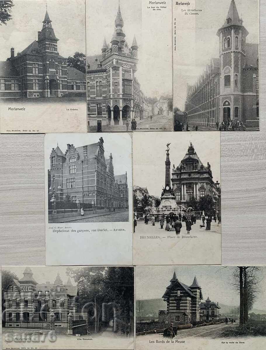 Vederi din Belgia - Începutul secolului XX - Lot 3 Vederi din Belgia - Începutul secolului XX - Lot 3